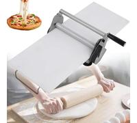 Laminoir à Pâte Manuel Acier Inoxydable Avec Grande Planche 70×30cm/100×40cm,épaisseur Réglable 0,5-27mm,Laminoir à Pâtisserie Pliable Professionnel Pour Boulangerie,Pizza,RS101