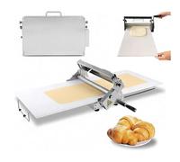 Laminoir à pâte manuel commercial, machine à rouler la pâte pliable, machine à rouler professionnelle manuelle avec poignée et épaisseur réglable 0-25 mm, machine à broches commerciale 830*480*250mm