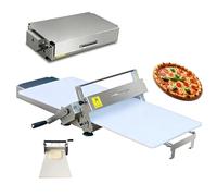 Laminoir à Pâte Manuel,Machine à Feuilletage-Rouleau à Pâte Pliable,Acier Inoxydable Alimentaire,Réglage Précision 5mm-20mm,Rouleau Aluminium Oxydé,Poids 5kg(103x58x25cm)