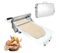 Laminoir À Pâte Manuel Pliable, Machine À Laminer La Pâte En Acier Inoxydable Avec Épaisseur Réglable, Rouleau À Pâtisserie Pour La Pâtisserie Domestique Et Commerciale(32.7''x11.8")