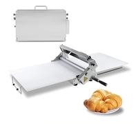 Laminoir à pâte manuel pliable, rouleau à pâtisserie en acier inoxydable | Laminoir à pâte manuel pliable en acier inoxydable, conçu comme un laminoir à pâtisserie fiable pour une pâte homogène