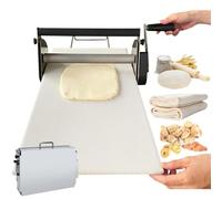 Laminoir à Pâte Manuel Pliable, Usage Commercial Et Domestique, En Acier Inoxydable, épaisseur Réglable De 0 à 17,5 Mm/0 à 27 Mm, Pour Pizzas, Croissants, PâTisseries Et Fondants.,B
