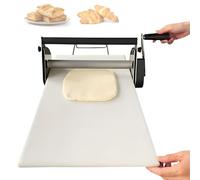 Laminoir à Pâte Manuel Professionnel,Machine à Pâte Feuilletée,Avec Niveaux D'épaisseur Réglable,Pour Croissants, Pizza & Pâtes,Surface Antiadhésive En Pp Alimentaire (Modèles Rs101/Rs201),RS101