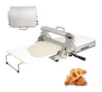 Laminoir À Pâte Manuel Professionnel Pate Feuilletée De Buyer Manuel Inox Laminoir Pliabl, Épaisseur Réglable 0.04"-0.68" (1-17.5mm)/0.02"-1.06" (0.5-27mm),Boulangeries