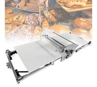 Laminoir à PâTe Pliable éLectrique Laminoire éLectrique à Pate,Laminoir Patisserie Professionnel Inox Usage Commercial Et Domestique Avec Niveaux D'éPaisseur RéGlable Pour Pizza Et Croissants