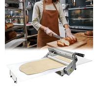 Laminoir À Pâte Pliable En Acier Inoxydable, Machine Manuelle À Laminer La Pâte Avec Épaisseur Réglable, Laminoir Réversible Pour Pâte Feuilletée Et Fondant, Pour Croissants, Pizzas(32.7''x11.8")