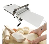 Laminoir à pâte pliable, machine à rouler la pâte pliable manuelle, épaisseur réglable avec planches à laminer, laminoir à pâte feuilletée pour restaurant occidental, petit-déjeuner, café,300