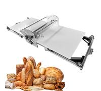 Laminoir à PâTe Pliable, Machine éLectrique En Acier Inoxydable Compacte pour La Boulangerie Et La Pizza, avec éPaisseur RéGlable De 2-30 mm Et Plateau De Laminage Inclus