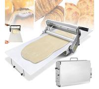 Laminoir À Pâte Pliable Manuel Boulangerie,laminoir Patisserie Inox Pâtisserie Professionnel Avec Niveaux D'épaisseur Réglable,Usage Commercial Et Domestique Pour Boulangerie, Pizza Et Croissants