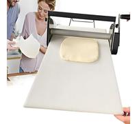 Laminoir à pâte pliable professionnel, laminoir à pâtes manuel, laminoir à pâte de comptoir en acier inoxydable, laminoir à pâte pliable, pour la cuisson des croissants/pâtisseries/pâtisseries, 300