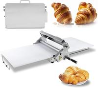 Laminoir à PâTe Pliable Professionnel, Manivelle, pour Cuisines Domestiques et Petites Boulangeries, éPaisseur RéGlable, pour Fondants, Croissants Et PâTe FeuilletéE(TYP300)