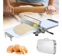 Laminoir à Pâte Professionnel 60×30cm/90×40cm Laminoir à Pâte Manuel en acier inoxydable, conçu pour un laminage précis de 0 à 25 mm, pour pâte feuilletée et pâte à pizza maison 300-Model