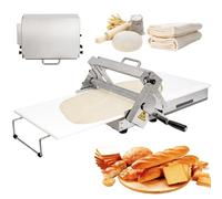 Laminoir À Pâte Professionnel, Épaisseur Réglable : 0-25mm, Laminoir À Pâte Efficacité Pour Les Croissants, Cuisines Et Petites Boulangeries - Acier Inoxydable(40 * 90cm)