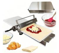 Laminoir À Pâte Professionnel, Laminoir Manuel, Pour Pâte Feuilletée Et Fondante, Épaisseur Réglable De 0 À 25 Mm, Laminoir Pliable Pour Boulangeries Et Pâtisseries Type400