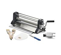 Laminoir à pâtes 34 cm réglable version PRO incluant couteau, corne & pinceaux