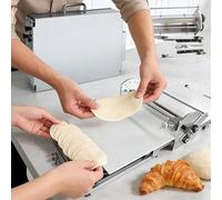 Laminoir à pâtisserie électrique en acier inoxydable avec grande table