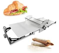 Laminoir électrique Automatique Pour Pâte Feuilletée, Construction En Acier Inox, épaisseur Réglable 2 à 30Mm, Dimensions : 40×17,7" (101,6×45Cm). Planche à Laminer Pour Croissants, Pâtes Fraîches