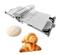 Laminoir électrique multifonction professionnel, presse à pizza et croissant pliable avec réglage d'épaisseur de 2 à 30 mm, idéal pour la préparation de pâte à pizza et de pâtisseries pour boulangers