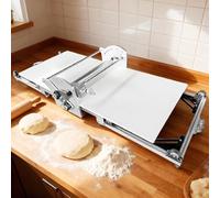 Laminoir électrique Pliable En Acier Inoxydable, épaisseur Réglable De 2 à 30 Mm, Idéal Comme Laminoir à Pâte Ou Machine à Fondant Pour Les Boulangeries Domestiques