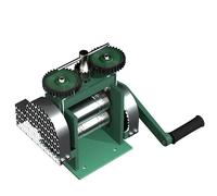 Laminoir, Machine à Rouler Bijoux, Presse Manuelle Combinée, Outil Pour Bijoux En Tablettes, Utilisée L'industrie Bijouterie Pour L'or, L'argent, Cuivre, L'aluminium Et D'autres Métaux Résistants Etc