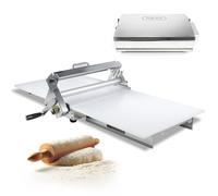Laminoir Pâte Feuilletée Manuel À Épaisseur Réglable Machine Pliable, Laminoir a Pizza Avec Plaque De Laminage,Machine Laminer La Pâte Manuelle, Pour Boulangerie, Pizza Et Croissants