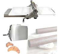 Laminoir Patisserie Professionnel Pate Feuilletée De Buyer Manuel Inox a Pizza Laminoir À Pâte Pliable Professionnel Pour Croissants, Pizza & Pâtes,Surface Antiadhésive En Pp Alimentaire