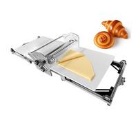 Laminoir pizza Électrique avec Plaque de laminage,Laminoir à pâte Électrique à épaisseur réglable Machine laminer la Pliable,Machine laminer la pâte Électriquele,pour Boulangerie,Pizza et Croissants