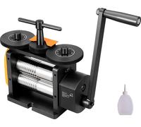 Laminoir SucceBuy, 2,24"/57 mm machine à laminer les bijoux, rapport de transmission 1:2, laminoir multifonctionnel 3 en 1, épaisseur de pressage 0-5,5 mm pour la fabrication de bijoux en métal, tôle,