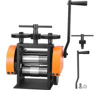 Laminoir SucceBuy, 45 mm / 1,77 pouces laminoir à bijoux, rapport de transmission 1:2,4, 3-en-1 multifonction, 0-6 mm d'épaisseur de pressage pour les tôles métalliques de bijoux, les fils carrés et l