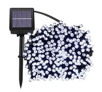 Lamker 30M 300LED Guirlandes Lumineuses Solaires 8 Modes Étanche Blanc Lumière Guirlande Lumineuse Extérieur Décoration pour Jardin Terrasse Balcon Fenêtre Clôture Arbre Noël Mariage Fairy Lights
