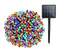 Lamker 30M 300LED Guirlandes Lumineuses Solaires Extérieur Étanche 8 Modes Multicolore Lumière Guirlande Lumineuse Décoration pour Jardin Terrasse Balcon Fenêtre Clôture Arbre Noël Mariage