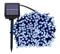 Lamker 30M 300LED Guirlandes Lumineuses Solaires Exterieure Étanche 8 Modes Bleu Lumière Guirlande pour Jardin Terrasse Balcon Fenêtre Clôture Arbre Noël Mariage Fairy Lights Lumineuse Décoration