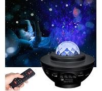 Lamker LED Projecteur É toiles Plafond USB Ciel Etoile Galaxie Rotatif Veilleuses 21 Modes É clairage Sky Galaxy Musique