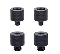 Lamkrtlp 4 pièces Adaptateur de Vis de Caméra Filetage 1/4" Mâle à 3/8" Femelle et 3/8" Mâle à 1/4" Femelle Ensemble D'adaptateurs pour Moniteur de Caméra, Trépied de microphone, Support