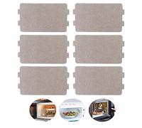 Lamkrtlp 6 Pièces Plaque Mica Micro Ondes, Plaque Mica, Feuille de Mica Micro Onde, Plaque De Mica Pièces de Rechange pour Four à Micro-Ondes