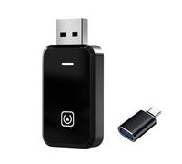 Lamkrtlp Adaptateur CarPlay sans Fil, Convertir Carplay Filaire en Carplay sans Fil, Wi-FI 5,8GHz Plug & Play, Compatible avec Les Voitures à partir de 2016 et iPhone iOS 10+