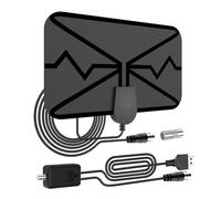 Lamkrtlp Antenne TV Intérieur, 2025 Nouvelle Antenne HDTV avec Amplicateur de Signal 36 dBi, Soutien 1080P 4K Smart HDTV