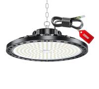 LAMLAMCK Projecteur LED Industriel - 200W 20000LM High Bay Eclairage Atelier avec Transformateur, IP65 Étanche Plafonnier LED, 6500k Blanc Froid Lampe Atelier pour Garage Usine Boutique