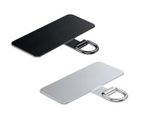 Lammcou Patch pour Lanière Téléphone, Pads en Acier Inoxydable pour Coque de Smartphone, Support Universel pour Housse & Bracelet Main Libre, Phone Tether Tab