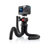 Lammcou Trépied Go Pro, Actioncam Flexible Octopus Gorrila Pod & Fixation pour Caméra d'action, Compatible avec GoPro Hero Hero 12 11 10 9 Insta-360 X3 G3 Bendy Tripod Accessoire pour Vidéo Vlogging