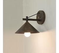 Lammurale,Ferme Wall Sconce Retro Outdoor Coach Lights Industriels Porch Wall Mount, Extérieurmurale Wall Arm Lights Pour Garage de Porte/Or Bronze