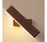 Lammurale Réglable 350 ° Lumière Murale Moderne Lumière D'Éclairage Intérieure Pour Couloir Escaliers D'Hôtel Bord Du Lit Salon 6W Ledmurale, Marron, Lumière Chaude/Br/Lumière Blanche