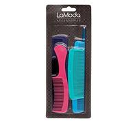 LaModa Assortiment de peignes familiaux, 12 à 20 cm