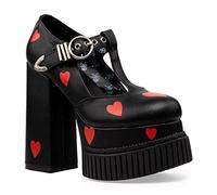 LAMODA Femme Lovers Escarpins, PU Noir, 41 EU