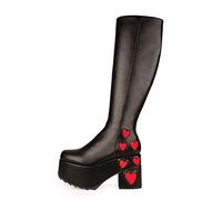 LAMODA - It Was Fate Platform Creeper Ankle Boots, EU 38