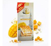 LAMO'S - Chocolat Dubaï à la Mangue Crunchy | Fabrication artisanale | Chocolat Blanc Suisse | Cadeau Gourmand 80 g (Mangue)