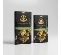 LAMO'S - Chocolat Dubaï Pistache et Kunafa 200 g et 80 g | Fabriqué à Dubaï | Chocolat au Lait Suisse | Kunafa Croustillant - Lot de 2 tablettes (280 g)