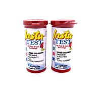 LaMotte Lot de 2 Paquets de 50 bandelettes de Test Insta Plus, Accessoire Testeur Produits Piscine sans Chlore, Brome, alcalinité, pH, dureté Totale