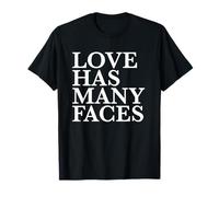 l'amour a de Nombreux Visages Déclaration d'amoureux T-Shirt