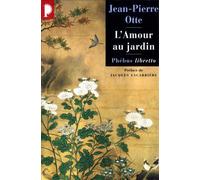 L'amour au jardin - Jean-Pierre Otte - Phebus - Poche - Roman
